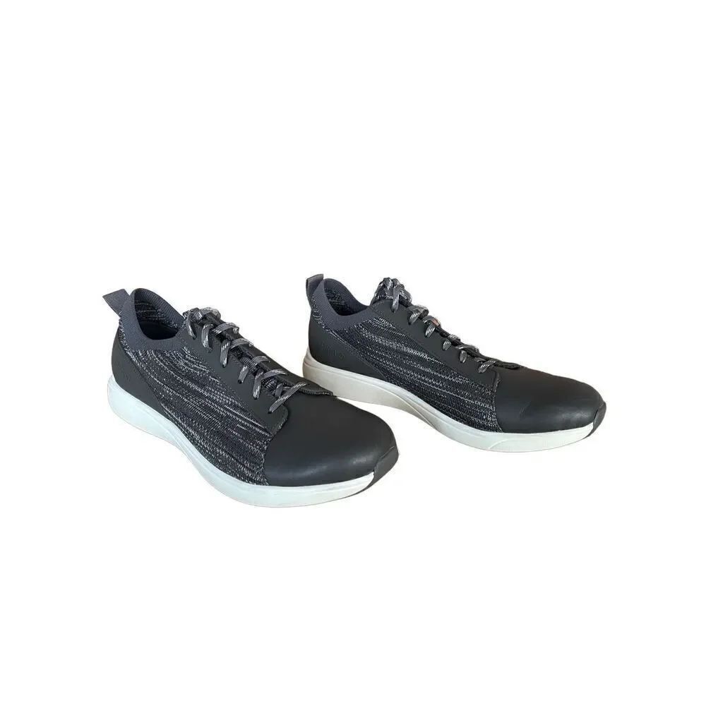 Traq By Alegria Womens Charcoal Gray Lace Up Knitted Qest Atheltic Shoes Size 40 - Picture 2 of 9